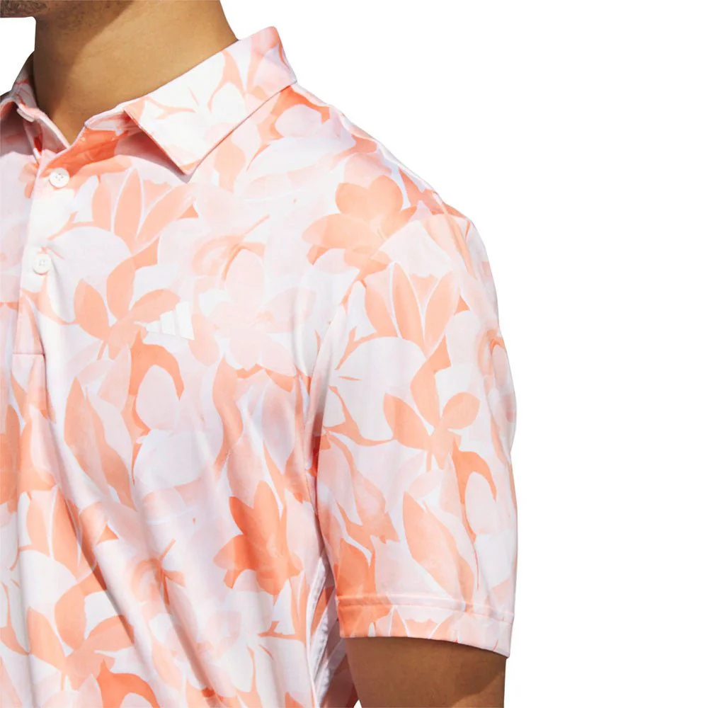 Adidas Floral Polo - Image 3