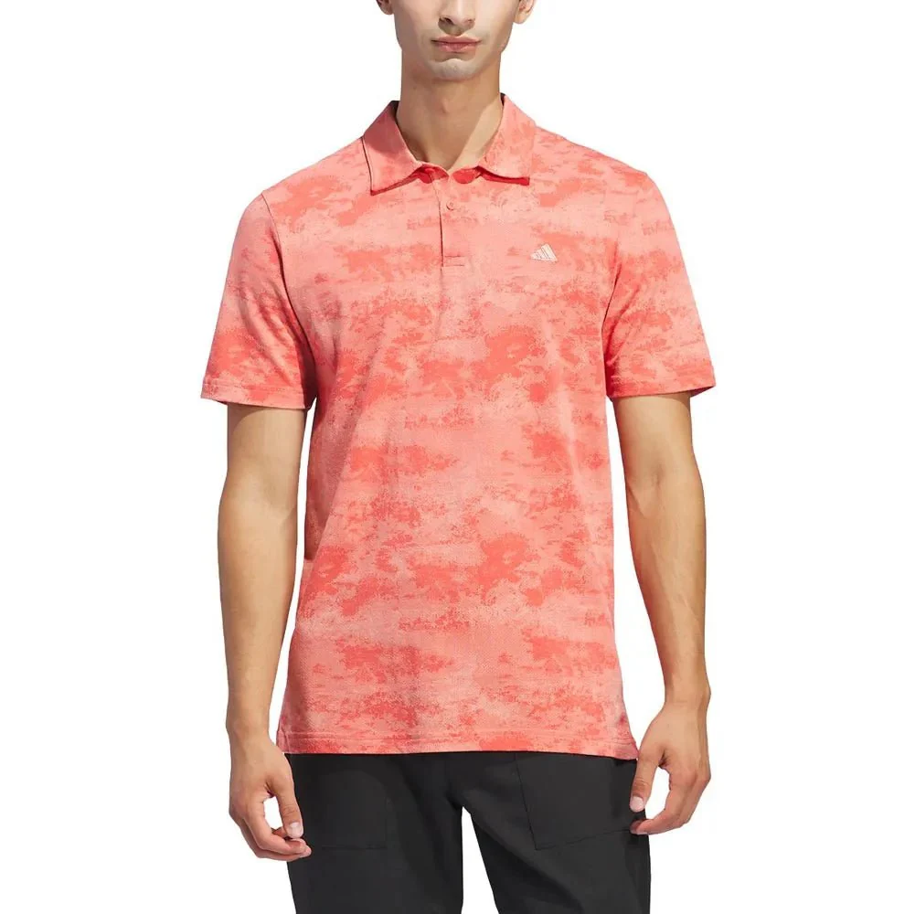 Adidas Go-To Printed Mesh Golf Polo