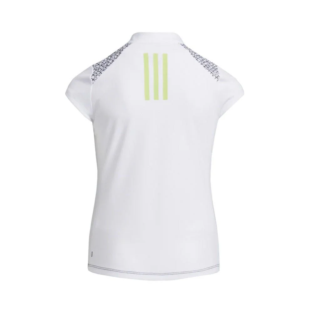 Adidas Junior Girls Colorblock Polo