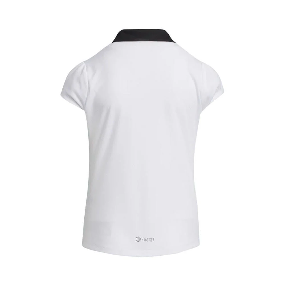 Adidas Junior Girls HEAT.RDY Polo - Image 3