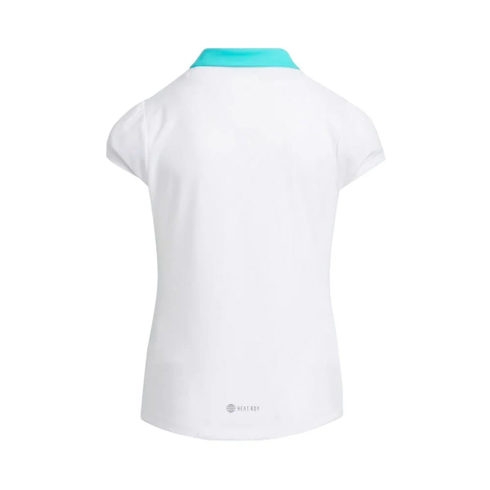 Adidas Junior Girls HEAT.RDY Polo - Image 8