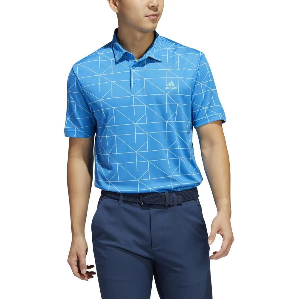 Adidas Lines Jacquard Polo - Image 5