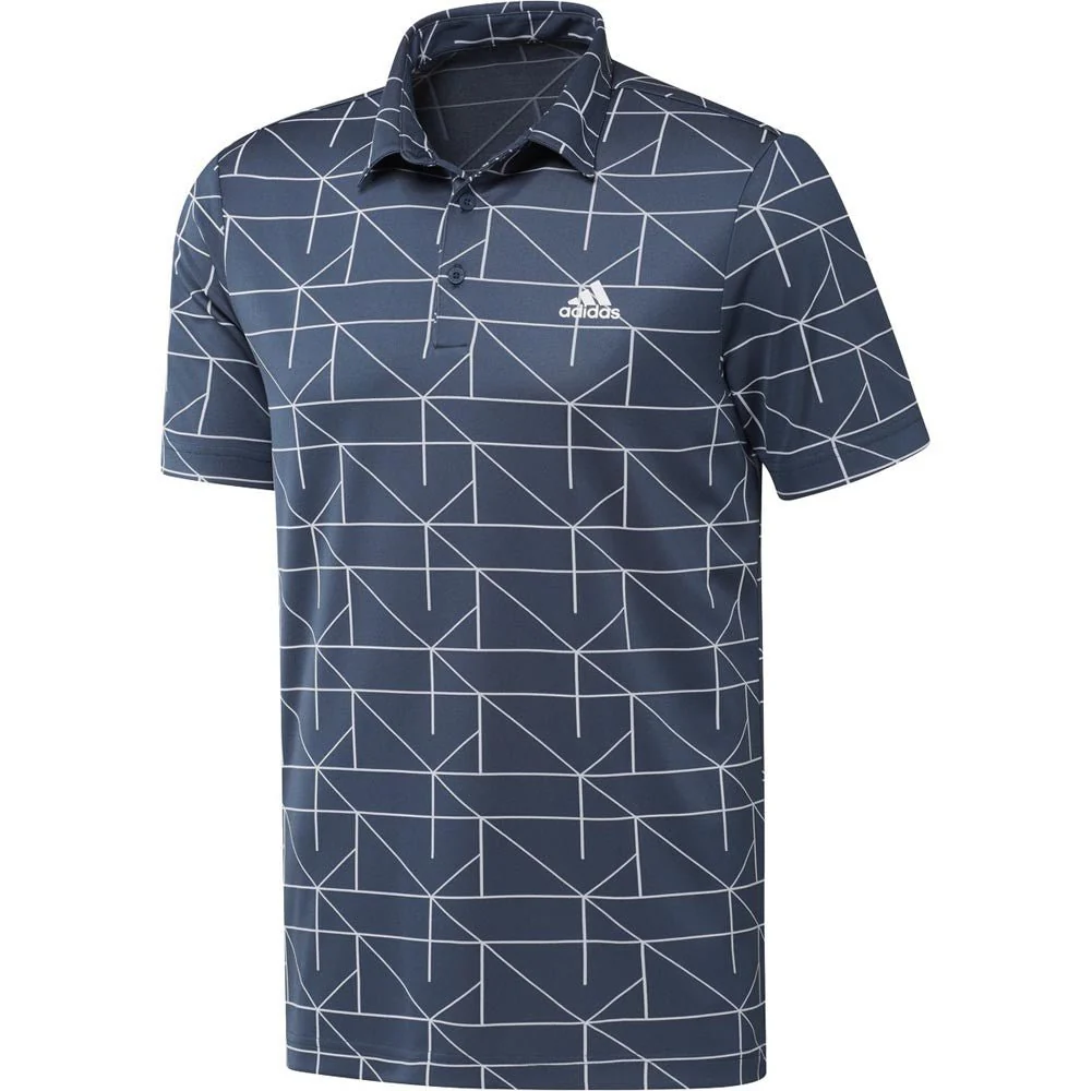 Adidas Lines Jacquard Polo - Image 7