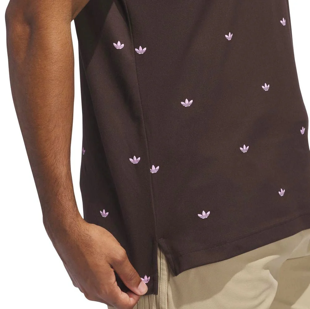 Adidas Originals Printed Trefoil Golf Polo - Image 5