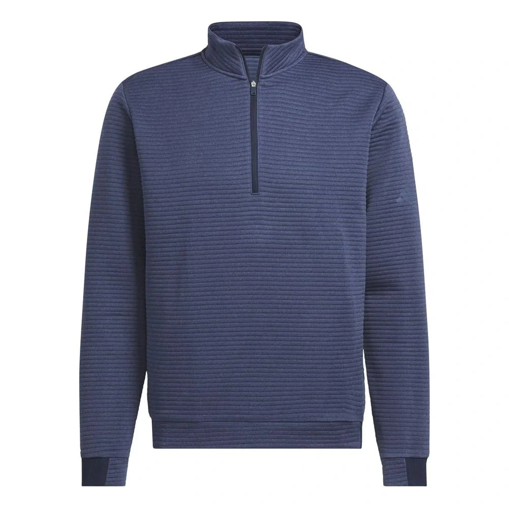 Adidas Ultimate365 DWR Textured Quarter-Zip Golf Pullover - Image 6