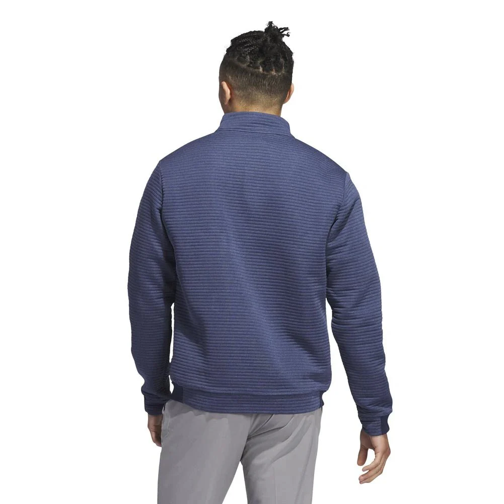 Adidas Ultimate365 DWR Textured Quarter-Zip Golf Pullover - Image 8