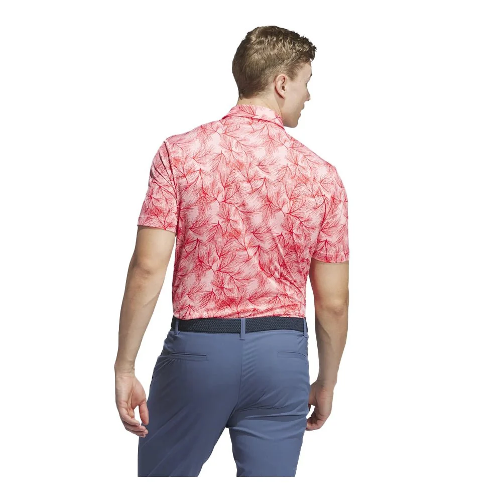 Adidas Ultimate365 Pine Print Mesh Golf Polo - Image 10