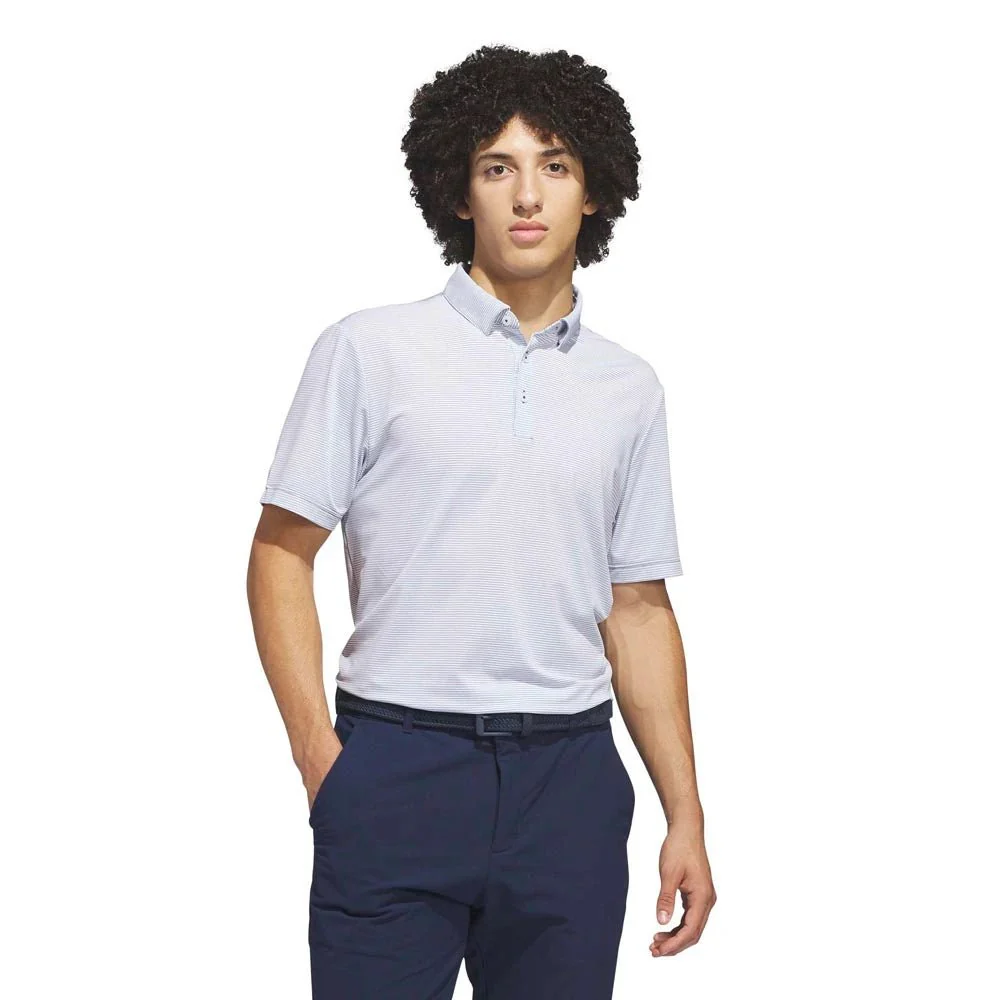Adidas Ultimate365+ ClimaCool Pencil Stripe Golf Polo - Image 2