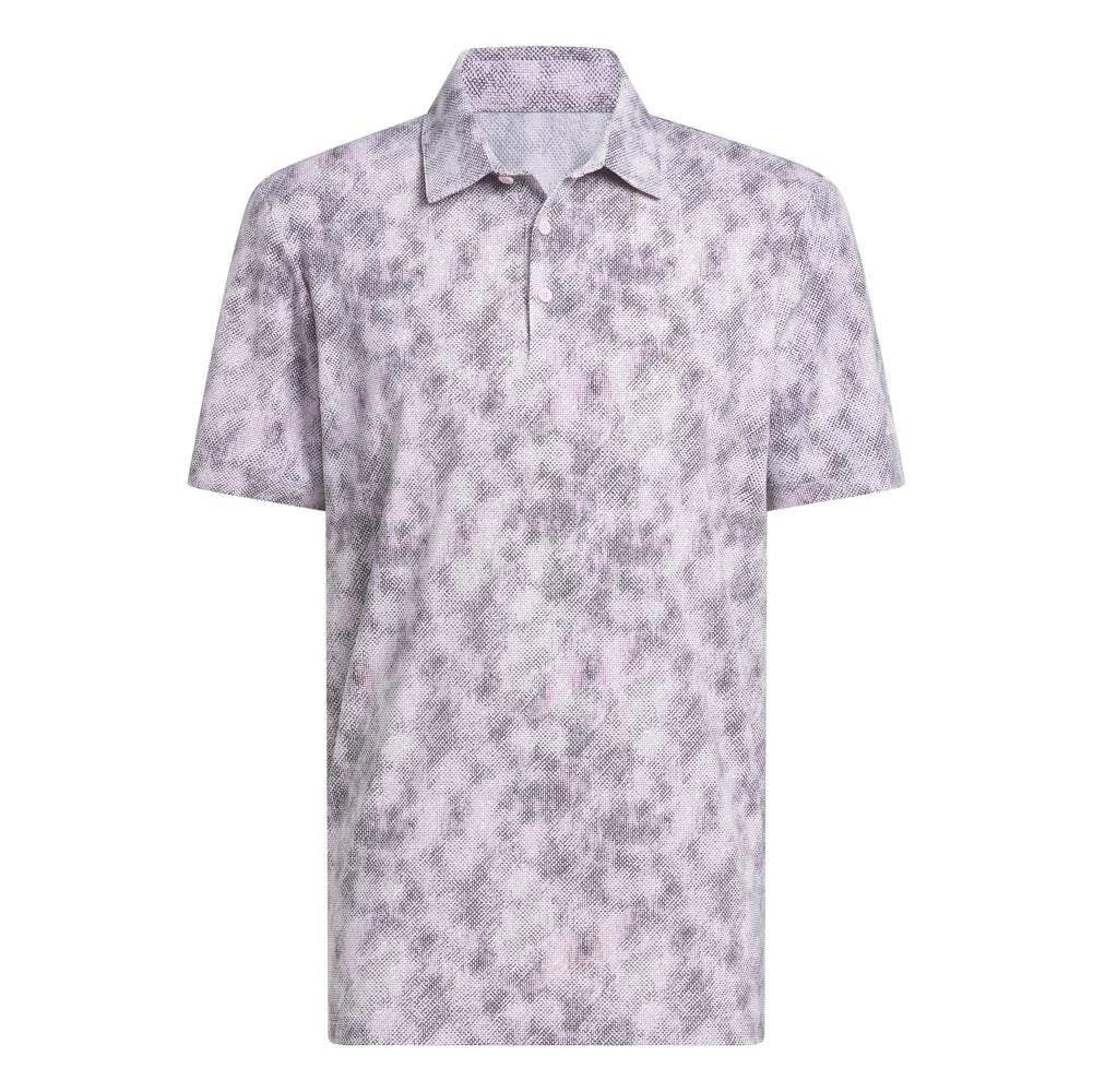 Adidas Ultimate365 Textured Print Golf Polo