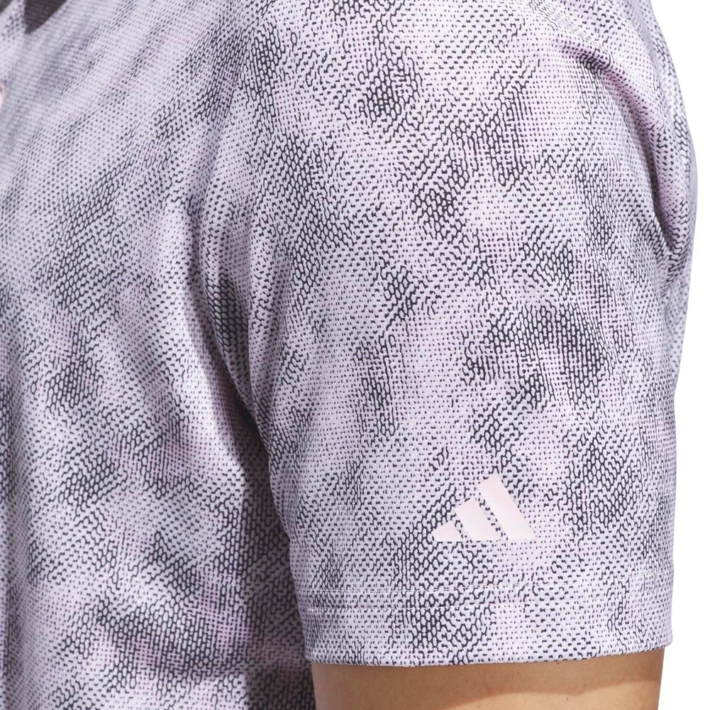Adidas Ultimate365 Textured Print Golf Polo - Image 5