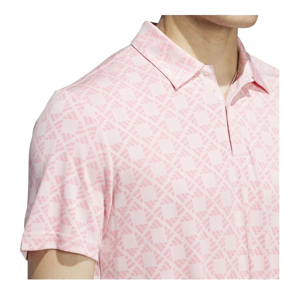 Adidas Ultimate365 Tour HEAT.RDY Jacquard Golf Polo - Image 8