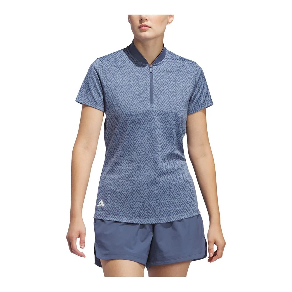 Adidas Women's Ultimate365 Jacquard Golf Polo - Image 5