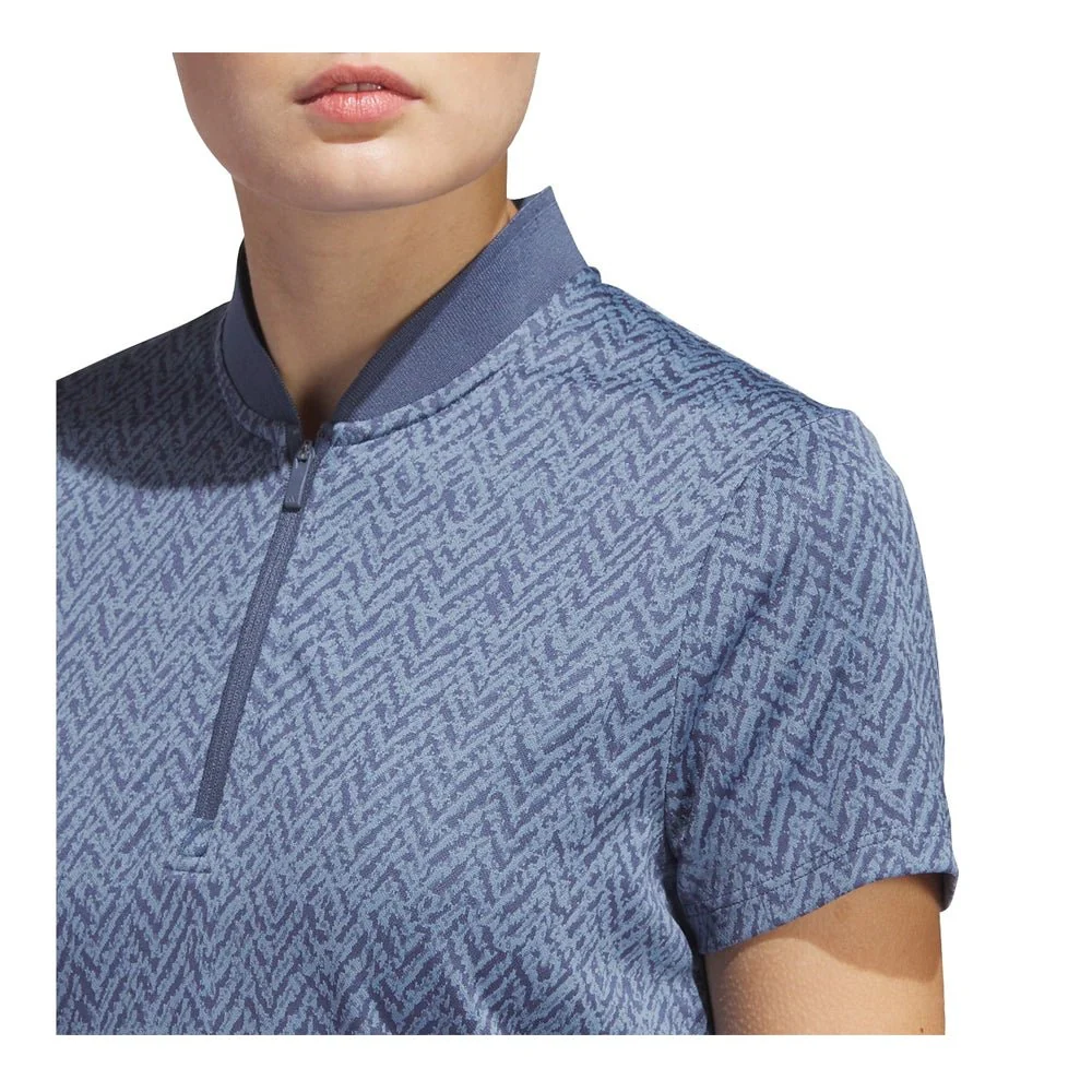 Adidas Women's Ultimate365 Jacquard Golf Polo - Image 7