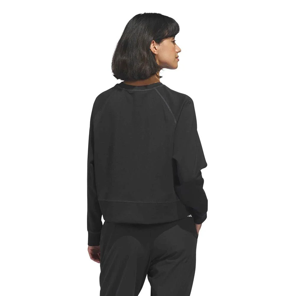 Adidas Women's Beyond The Course Side-Snap Crew Golf Layer - Image 3