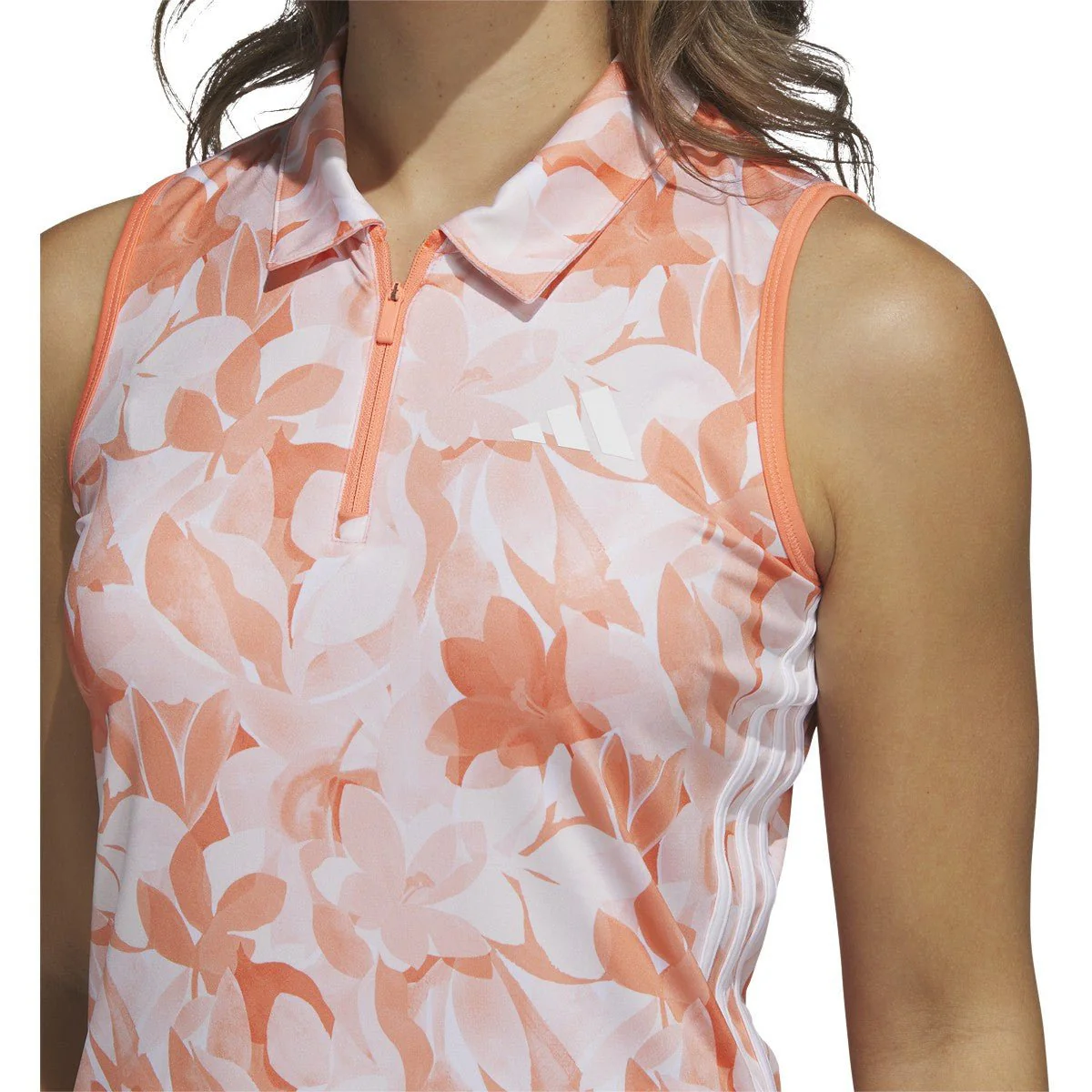 Adidas Women's Floral Sleeveless Polo - Image 4