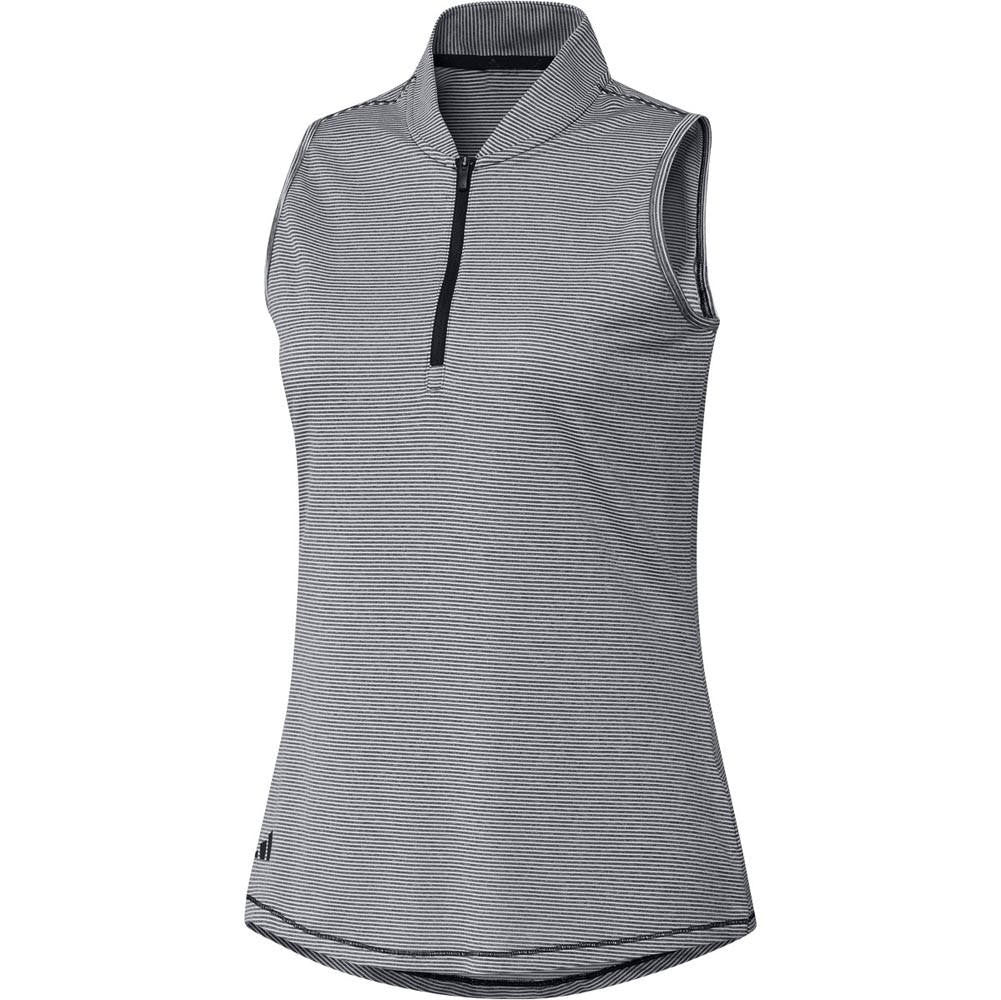Adidas Women's Two Color Ottoman Sleeveless Polo
