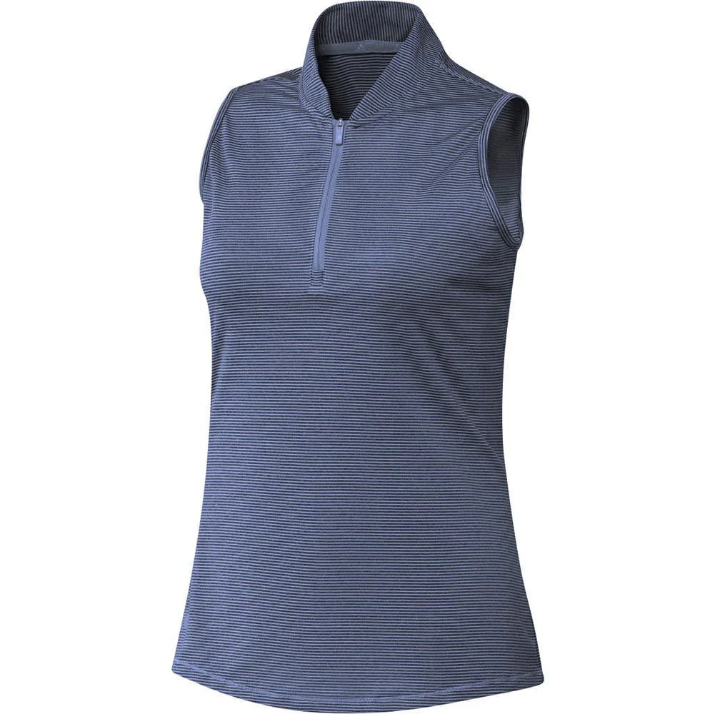 Adidas Women's Two Color Ottoman Sleeveless Polo - Image 6