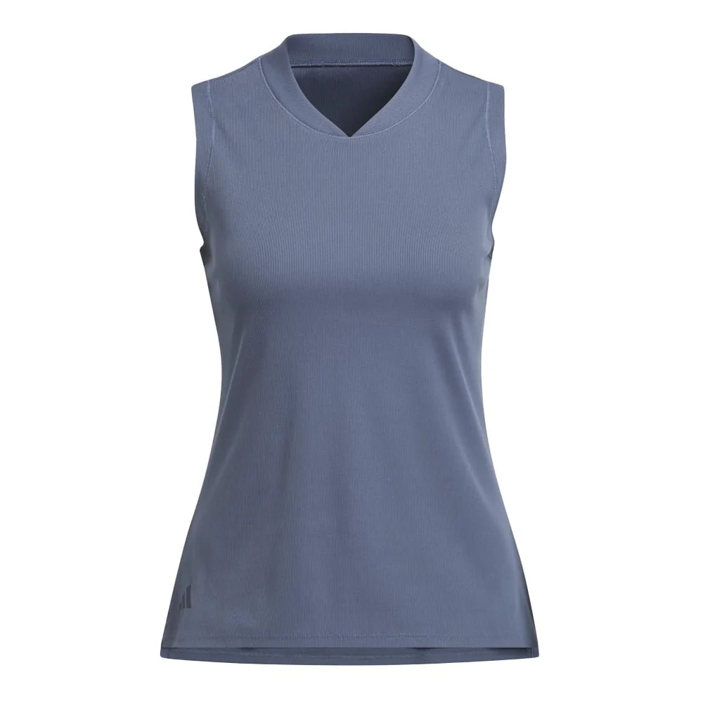Adidas Women's Ultimate365 Low-Crew Mock Neck Sleeveless Golf Polo - Image 12