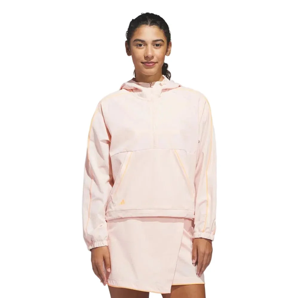 Adidas Women's Ultimate365 Seersucker Quarter-Zip Golf Jacket - Image 2