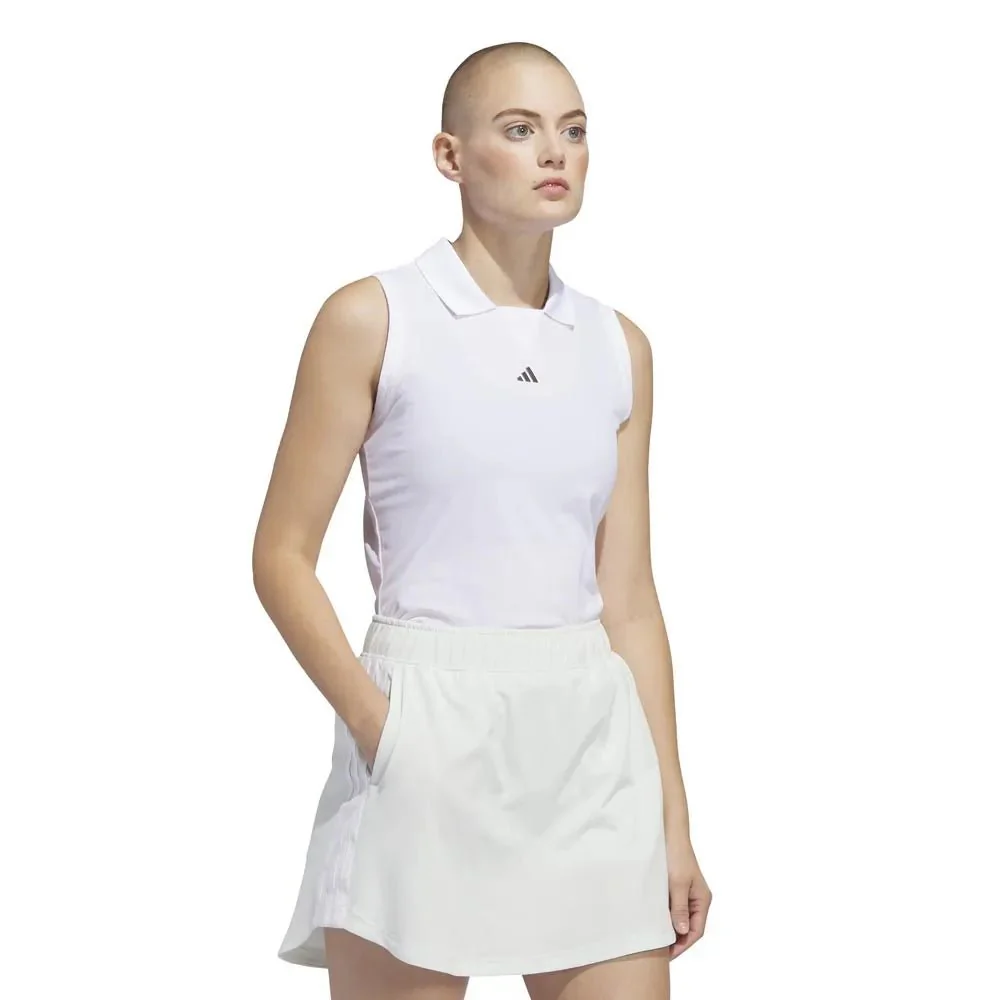 Adidas Women's Ultimate365 Twistknit Sleeveless Golf Polo - Image 3