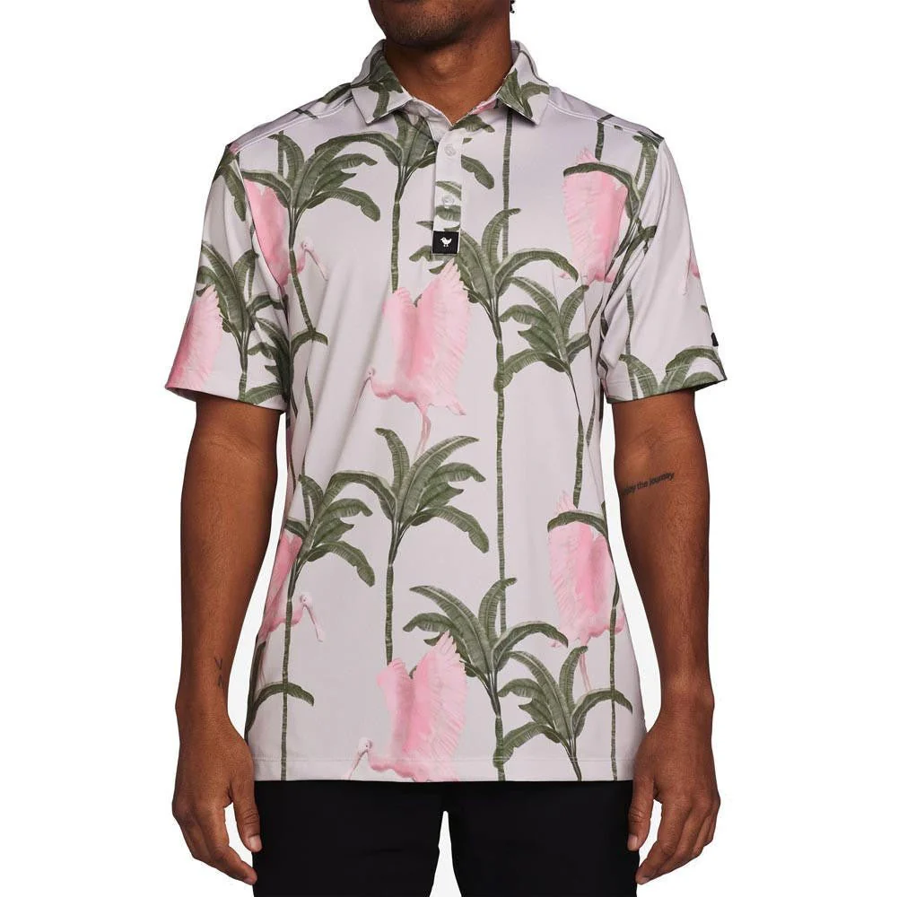 Bad Birdie Flamingo Low Golf Polo - Image 3