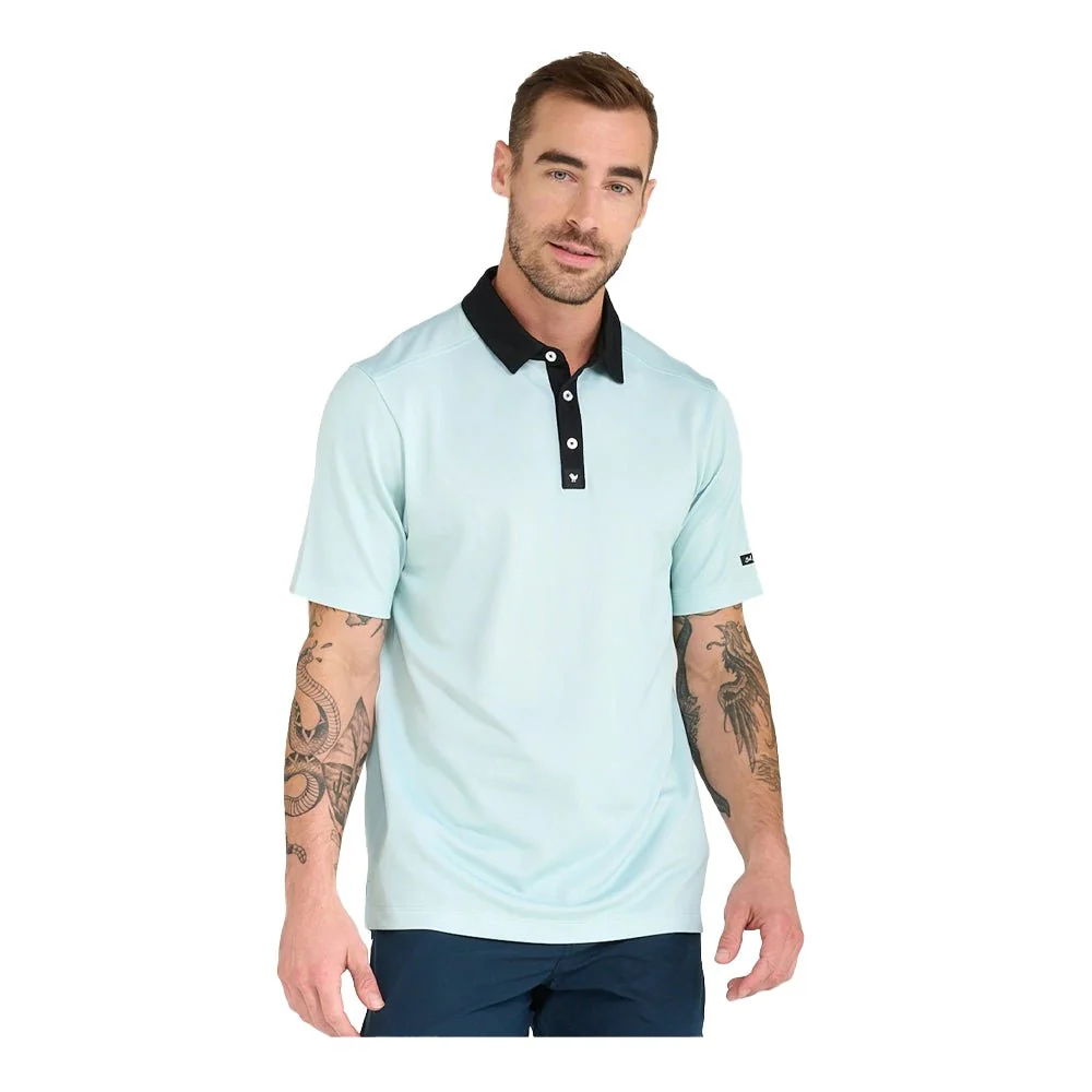 Bad Birdie Mint Pique Golf Polo - Image 2