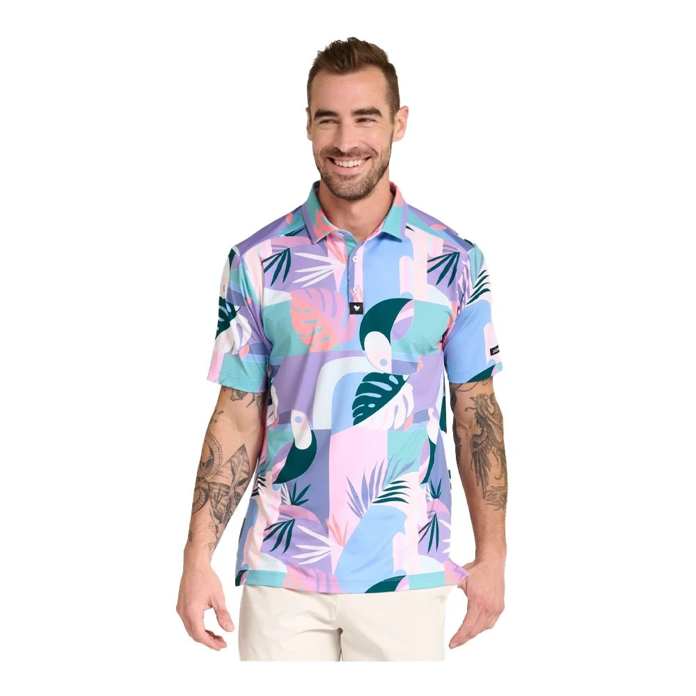 Bad Birdie Monstera Golf Polo - Image 2
