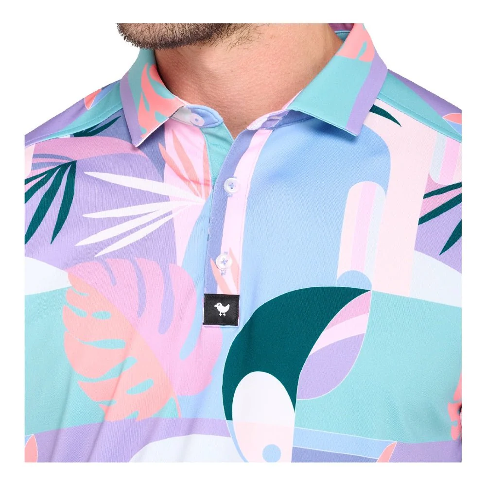 Bad Birdie Monstera Golf Polo - Image 4
