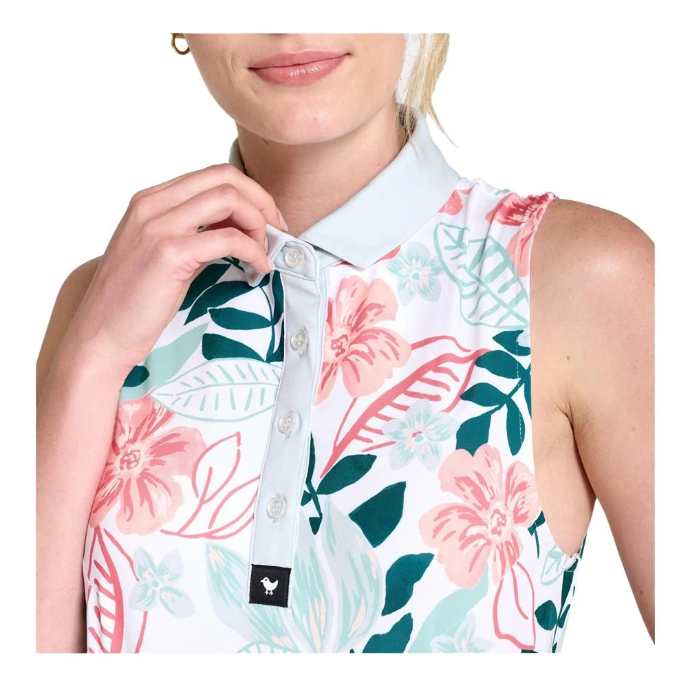 Bad Birdie Women's Leafing Sleeveless Polo - Image 3