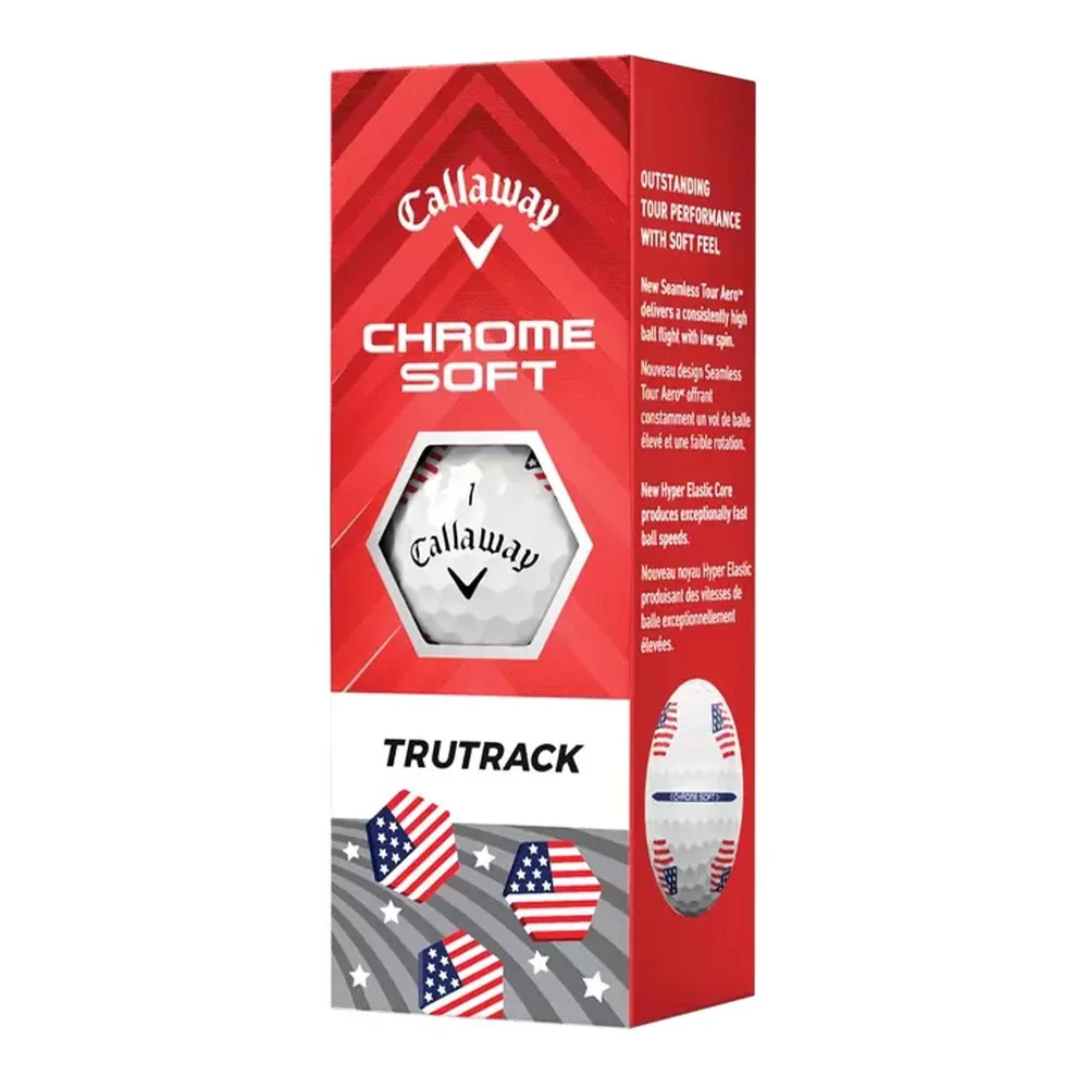Callaway Chrome Soft TruTrack USA Golf Balls - 2024 - Image 5