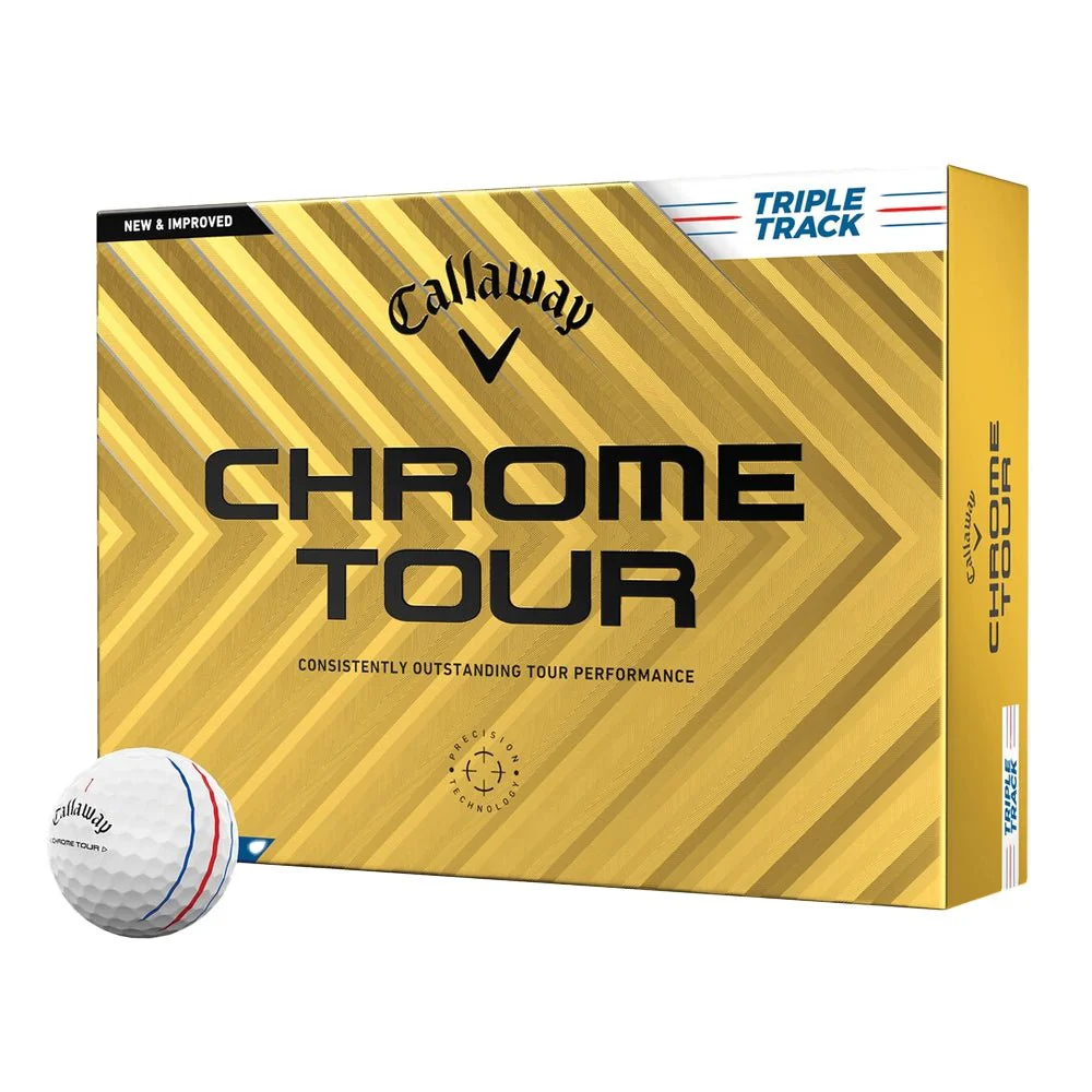 Callaway Chrome Tour Triple Track Golf Balls - 2024 - Holiday Double Dozen - Image 2