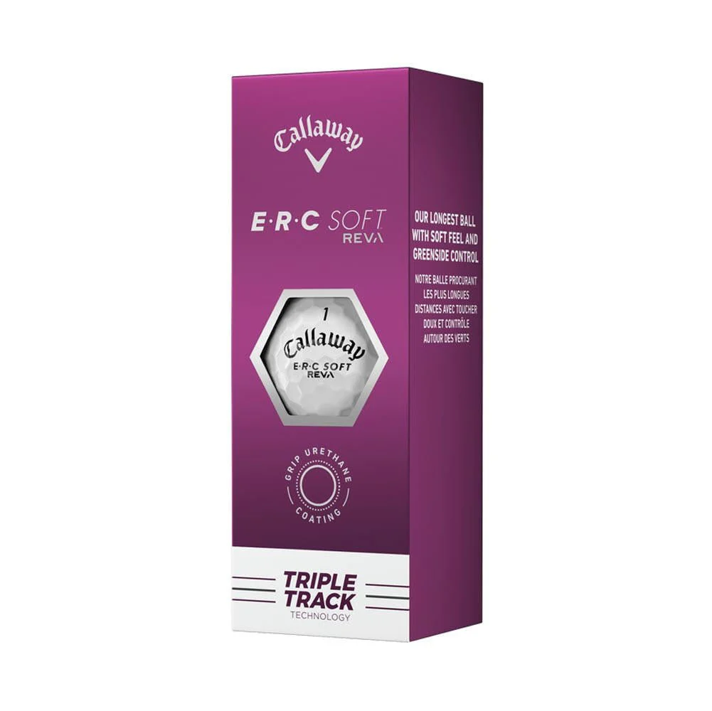 Callaway Women's ERC Soft REVA Triple Track 2023 Personalized Golf Balls - Image 5
