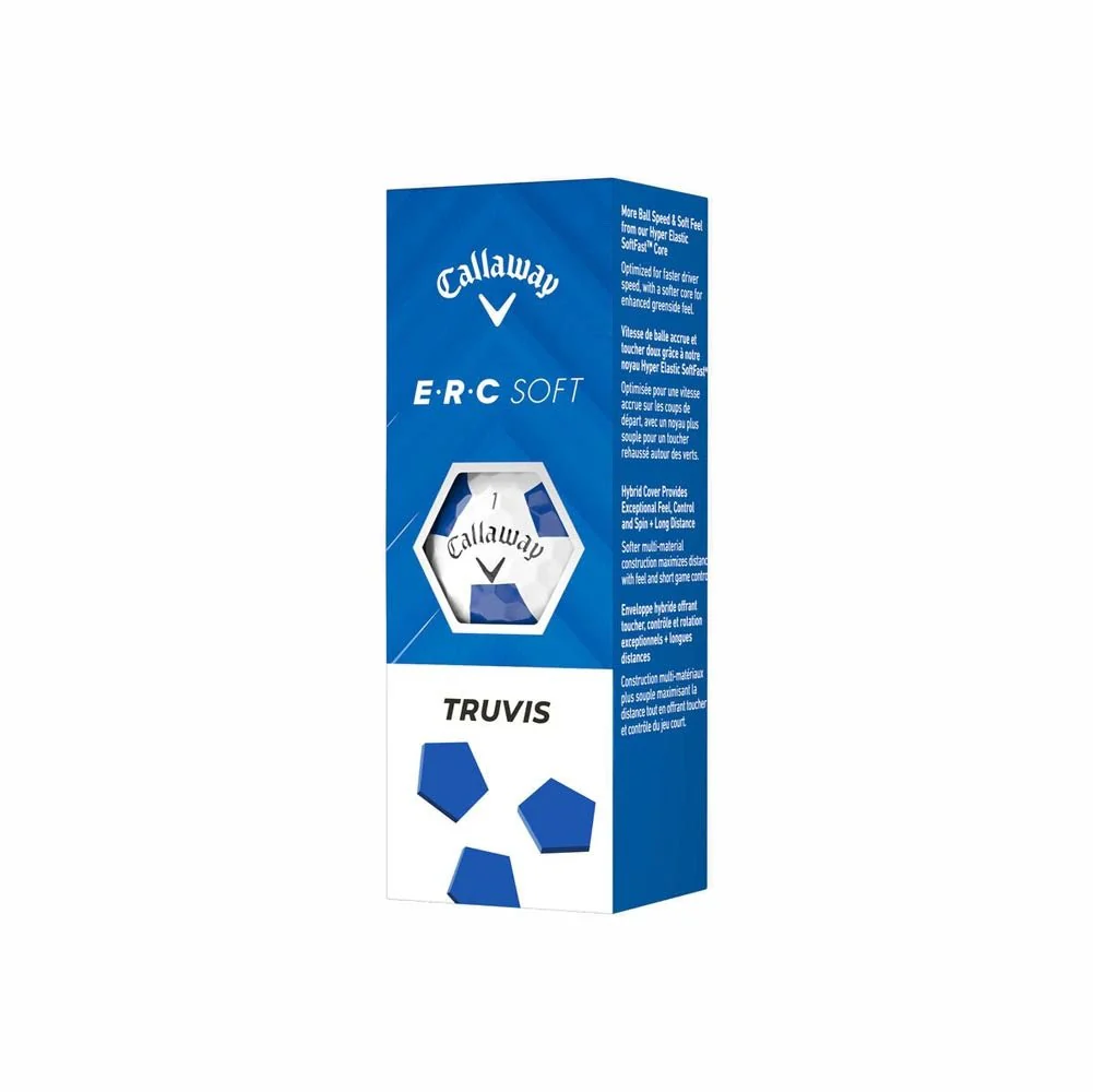 Callaway ERC Soft Truvis Golf Balls - Blue - Image 4