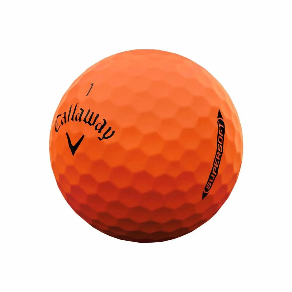 Callaway Supersoft Golf Balls - Matte Orange - Image 2