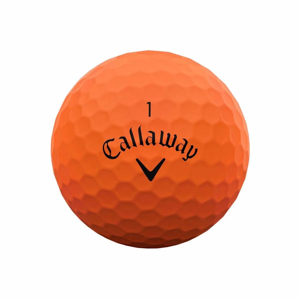 Callaway Supersoft Golf Balls - Matte Orange - Image 3