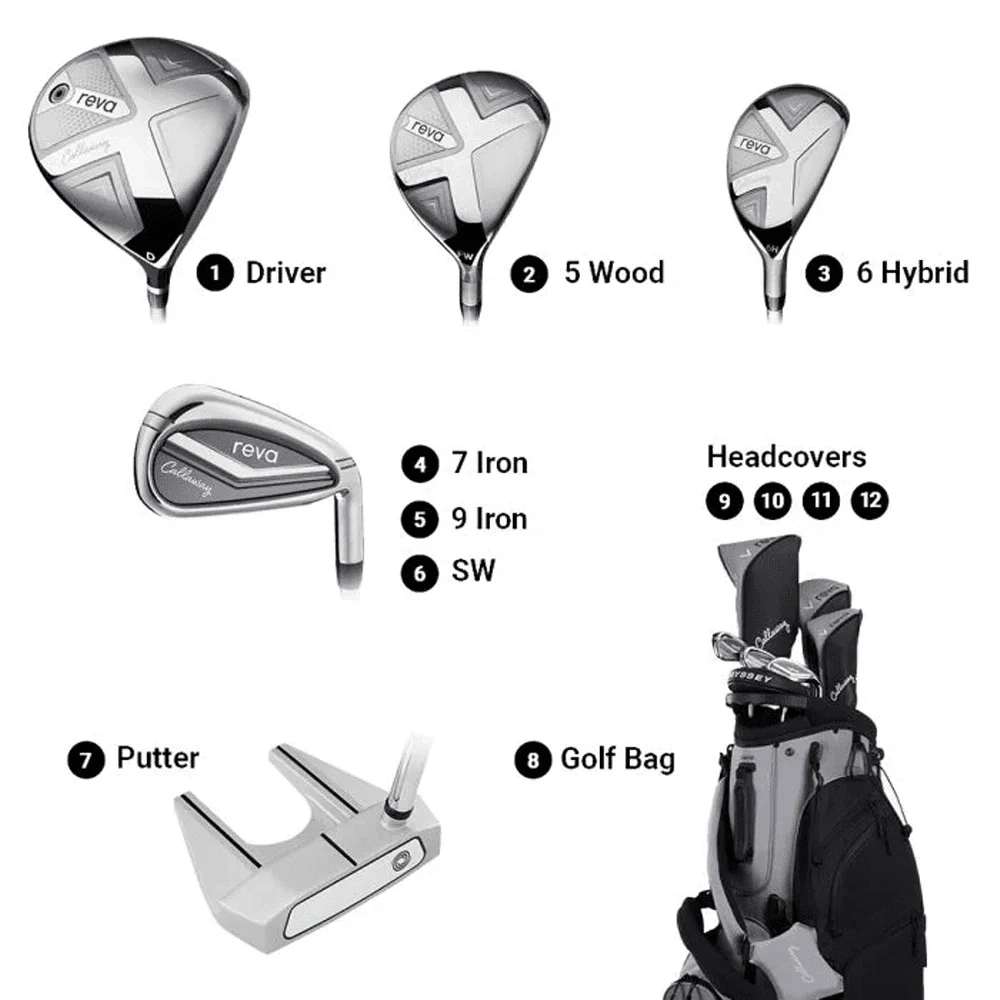 Callaway Women's REVA 26 8-Piece Cart Bag Complete Set - Image 2