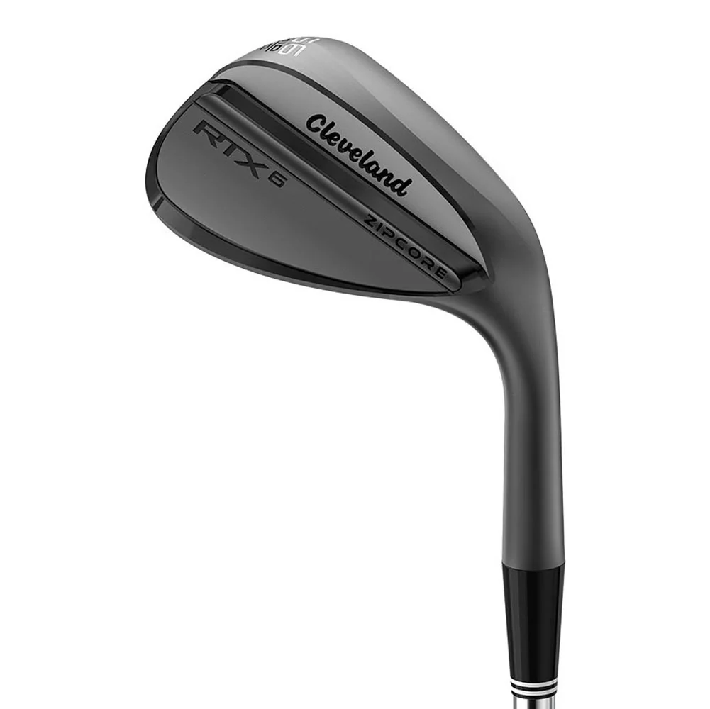 Cleveland RTX 6 ZipCore Wedge - Black Satin (Left-Handed)