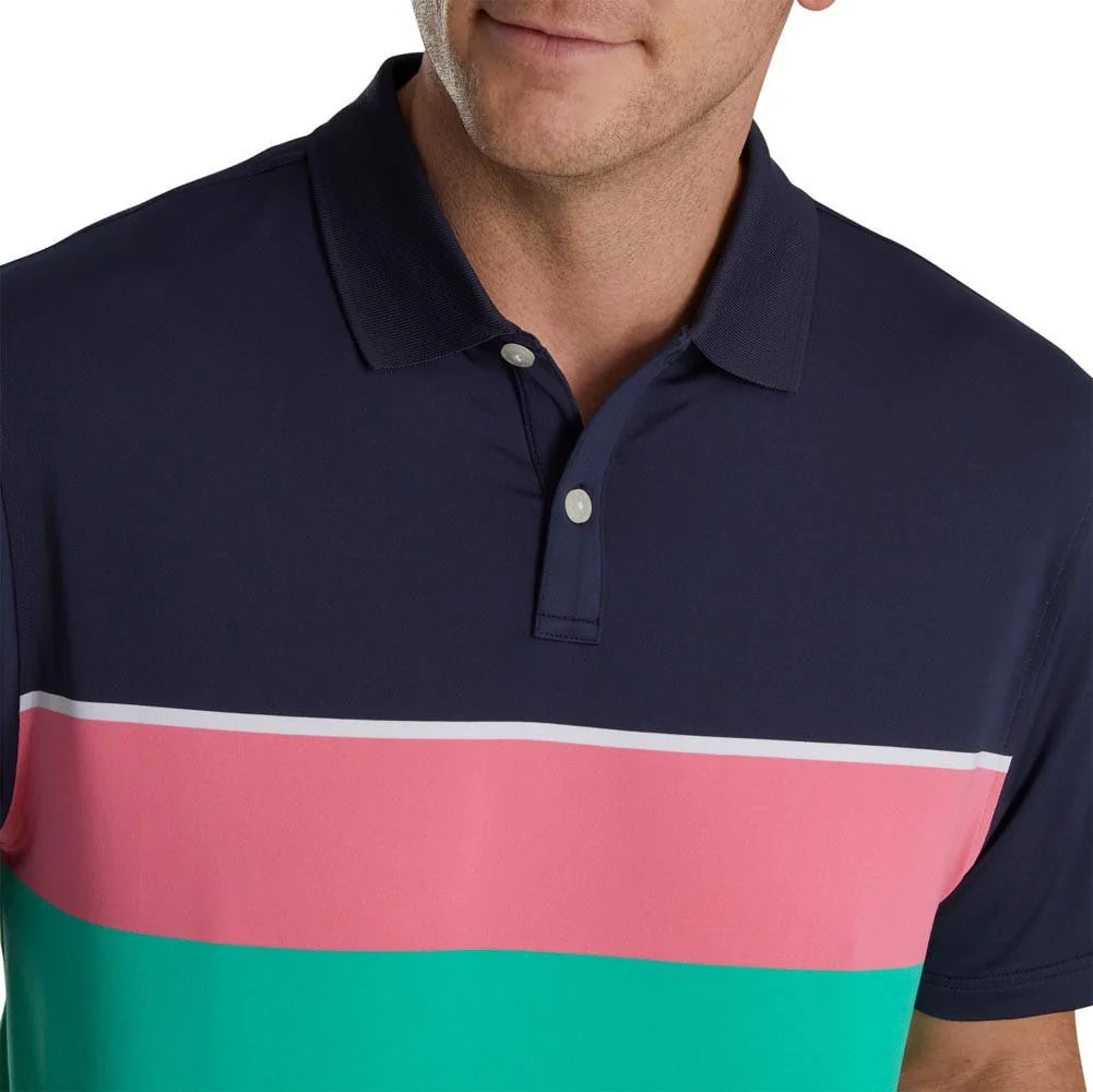 FootJoy Color Theory Lisle Knit Collar Polo - Image 4