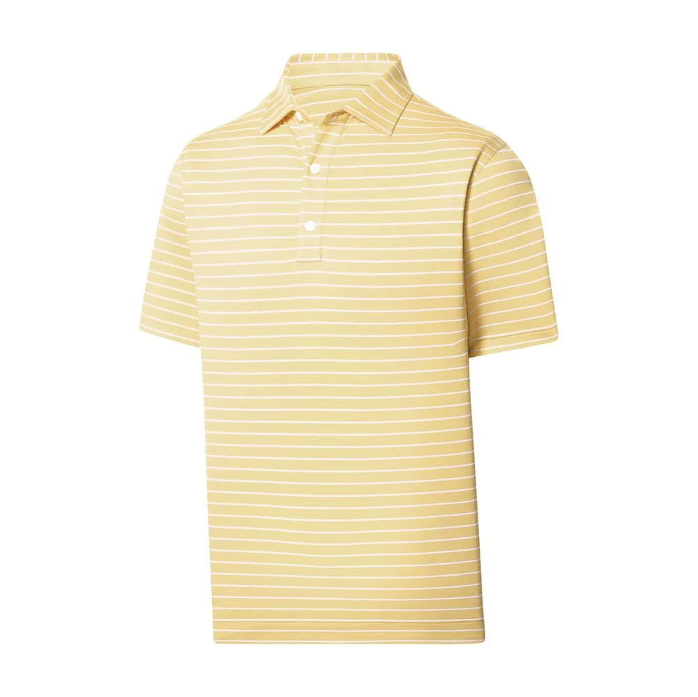 FootJoy Lisle Triple Pinstripe Self Collar Polo - Image 15