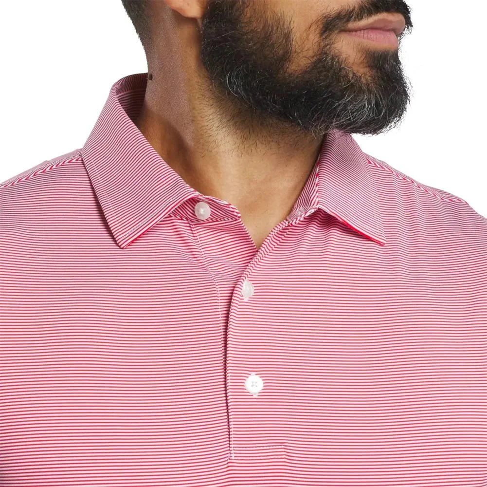 FootJoy MicroFeeder Stripe Lisle Golf Polo - Image 11