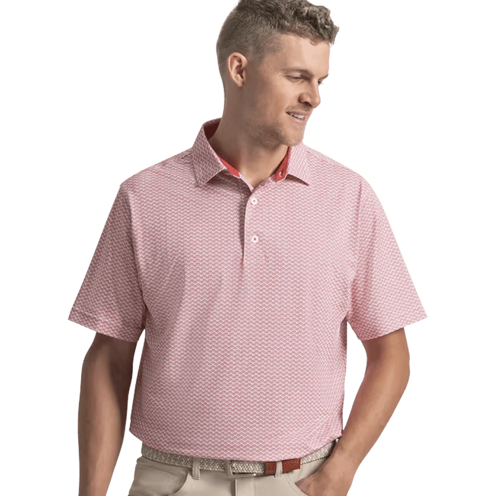 Footjoy Scallop Geo Pique Golf Polo