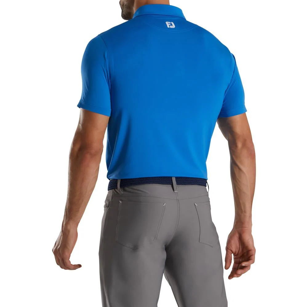 FootJoy Shadow Chestband Lisle Self Collar Polo - Athletic Fit - Image 10