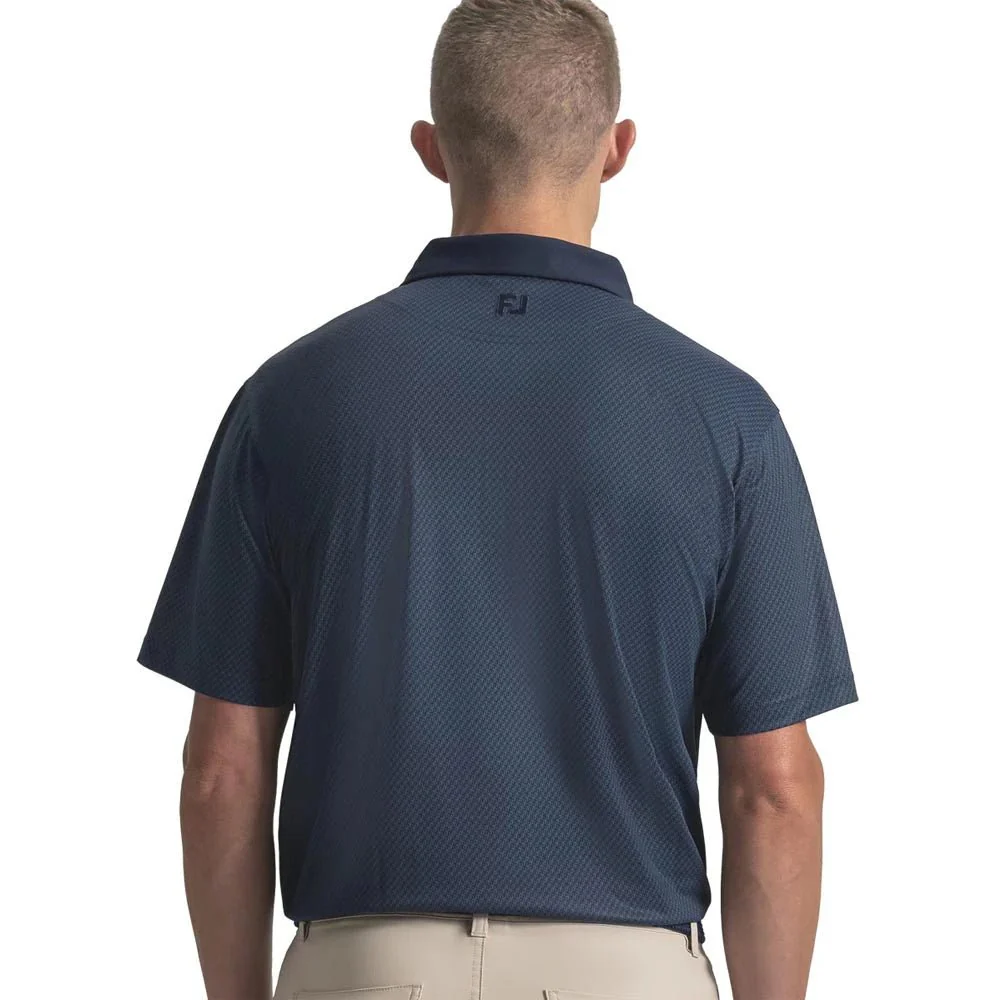 FootJoy Star Geo Pique Golf Polo - Image 2