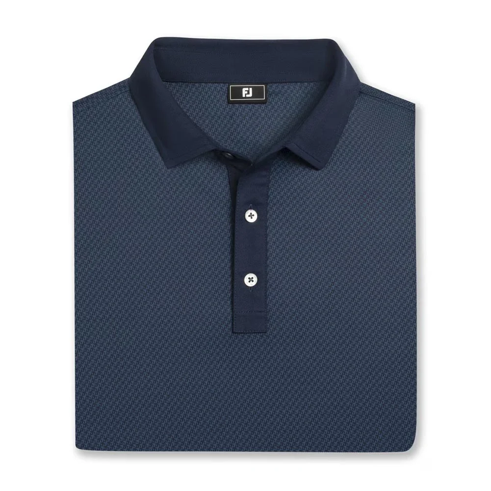 FootJoy Star Geo Pique Golf Polo - Image 4
