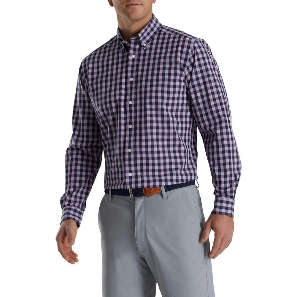 FootJoy Stretch Woven Gingham Shirt - Image 11