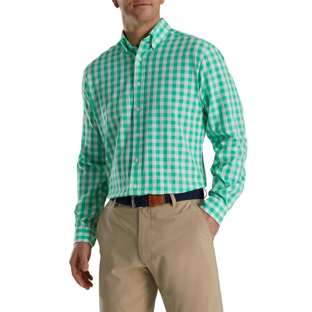 FootJoy Stretch Woven Gingham Shirt - Image 16