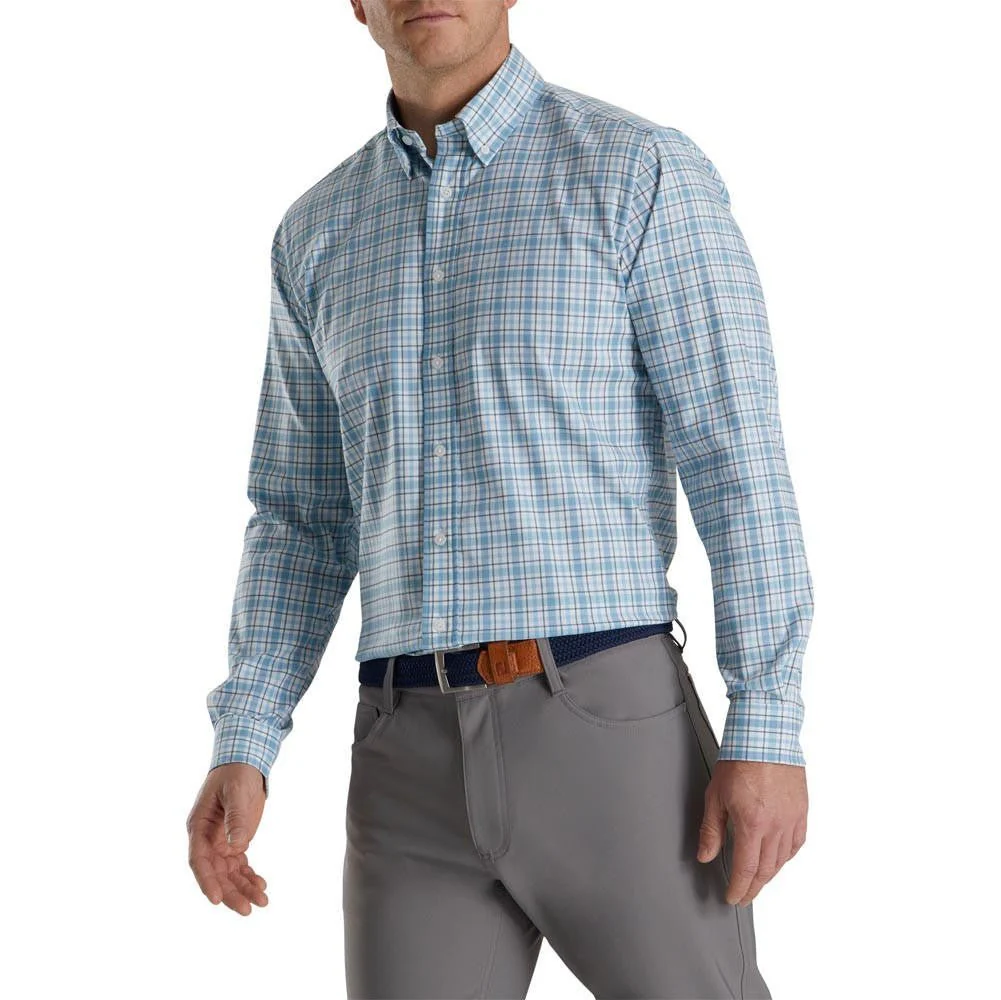 FootJoy Super Soft Woven Plaid Shirt - Image 11
