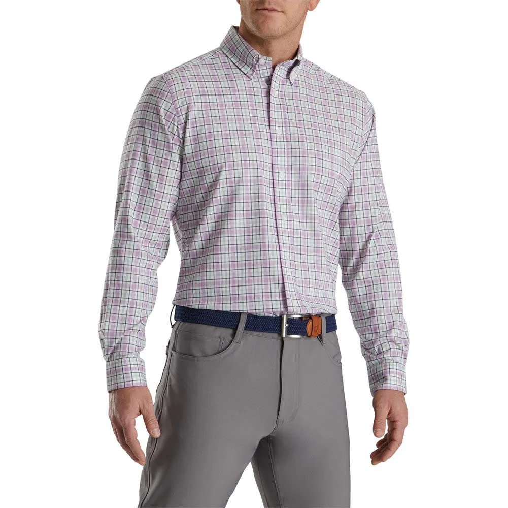 FootJoy Super Soft Woven Plaid Shirt - Image 18