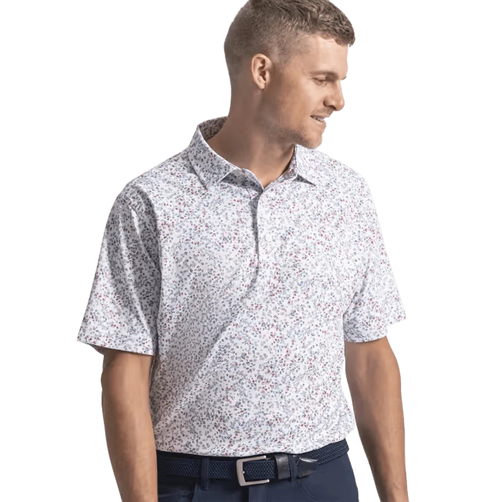 FootJoy Watercolor Floral Print Polo
