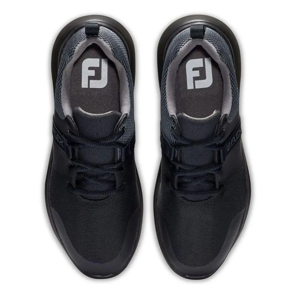 FootJoy Women's FJ Flex Golf Shoes ( Color: Black Charcoal) - Image 3